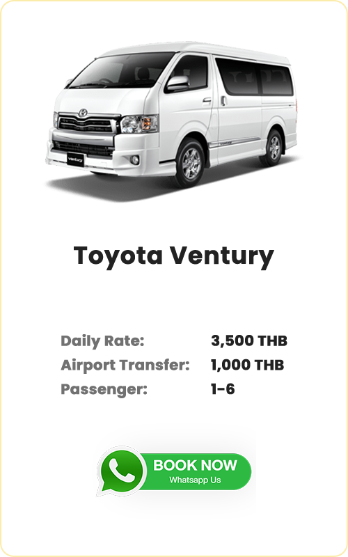 Van VIP 6 Seats for rent with driver Phuket