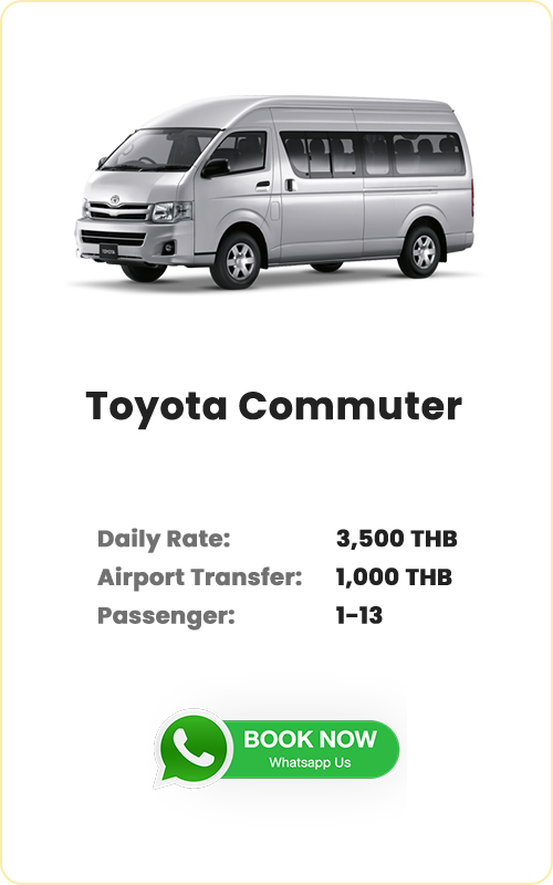 Van VIP 13 Seats for rent with driver Phuket